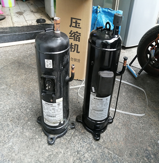 新民中央空调压缩机的更换维修